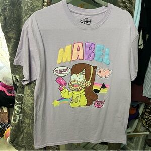 Disney Gravity Falls Mabel Graphic Tee - Lilac & Multicolor